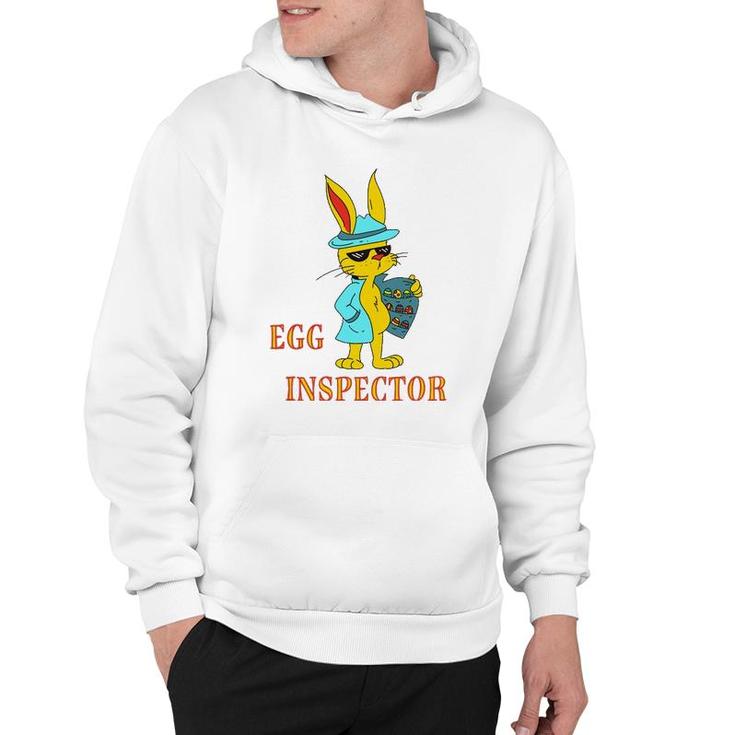 Funny Easter Bunny Egg Inspector Hoodie