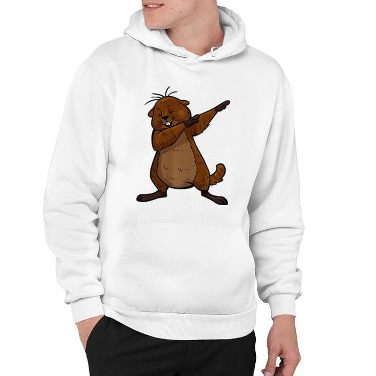Funny Groundhog Day Funny Dabbing Groundhog Hoodie Funny Groundhog Day Funny Dabbing Groundhog Hoodie