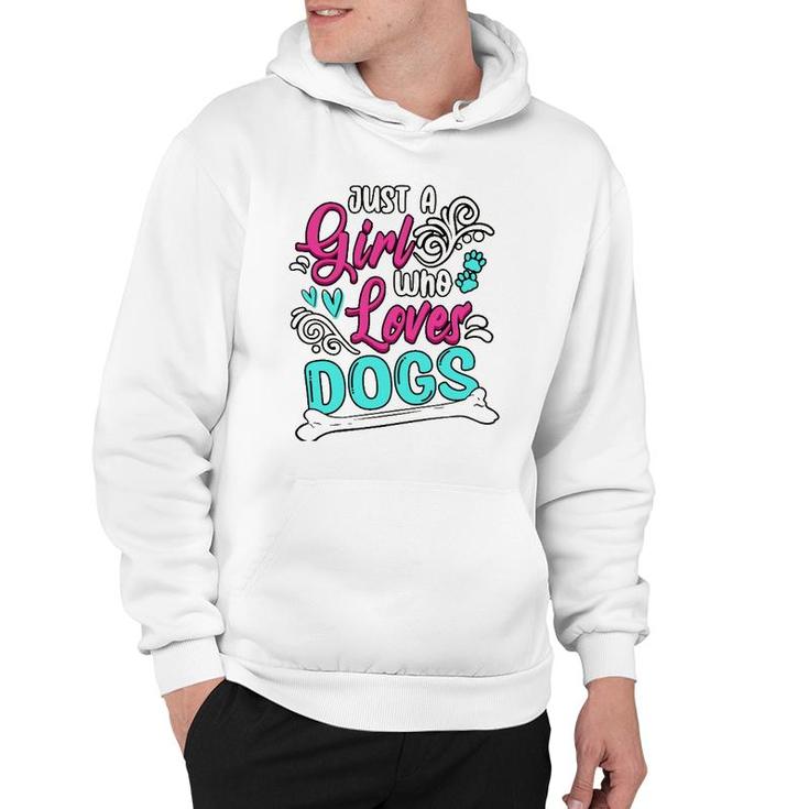 Funny Just A Girl Who Loves Dogs Dog Mom Whisperers Hoodie