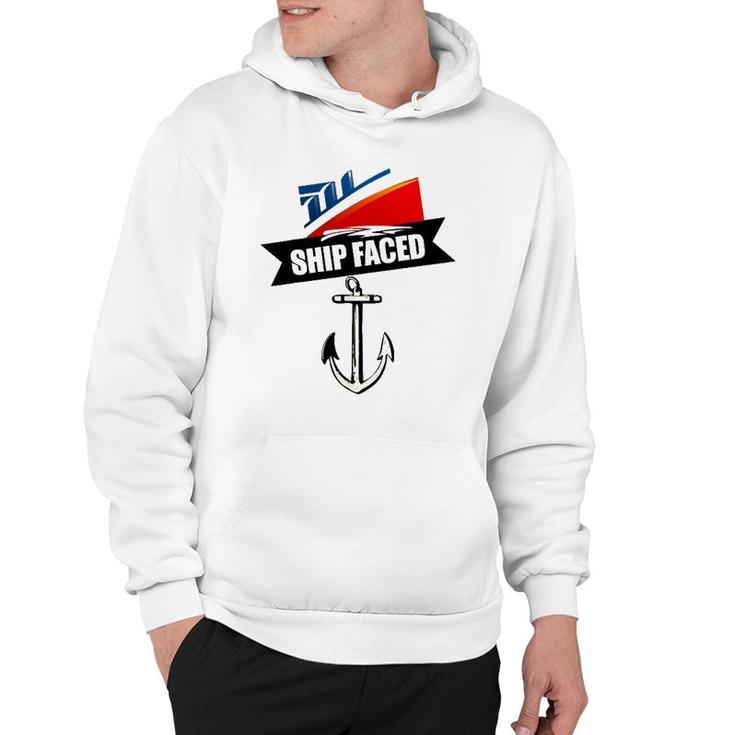 Funny Ship Faced Booze Cruise & Boating Nautical Pun Hoodie