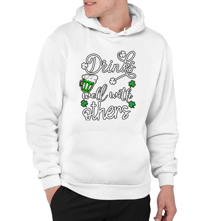 Funny St Patrick's Day Drinks Well With Other Hoodie