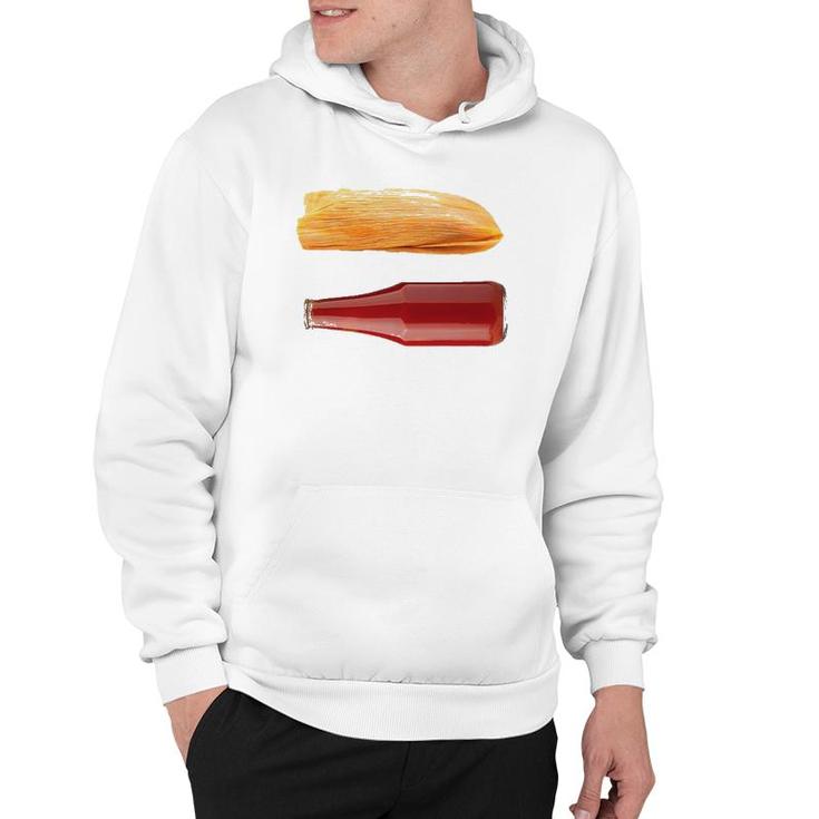Funny Tamales And Ketchupfor Dad On Father's Day Hoodie