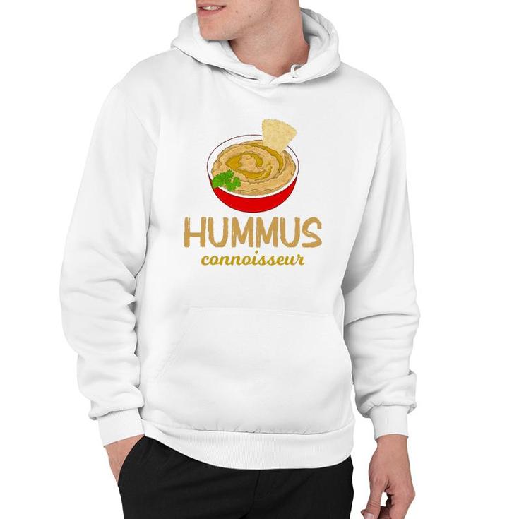 Funny Vegan Chickpea Pita Hummus Connoisseur Hoodie