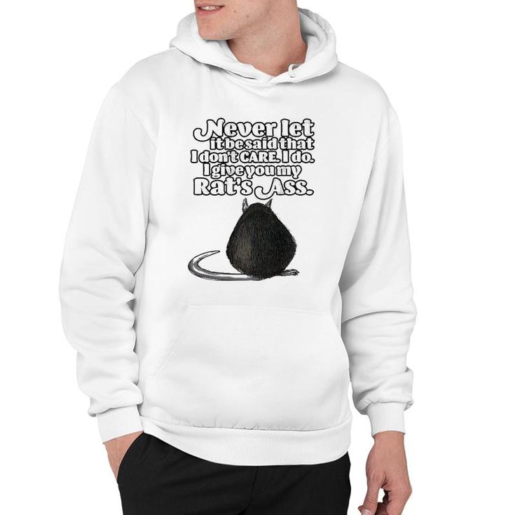 Funny Vintage Saying About A Rat's Ass Gift For Dad Grandpa Hoodie