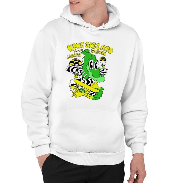 Graphic King Funny Gizzard The Lizard Arts Wizard Costume Hoodie