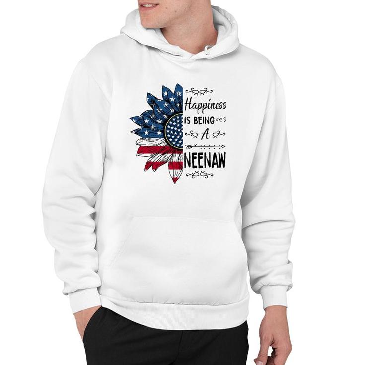 Happiness Is Being A Neenaw Sunflower 4Th Of July Gifts Hoodie