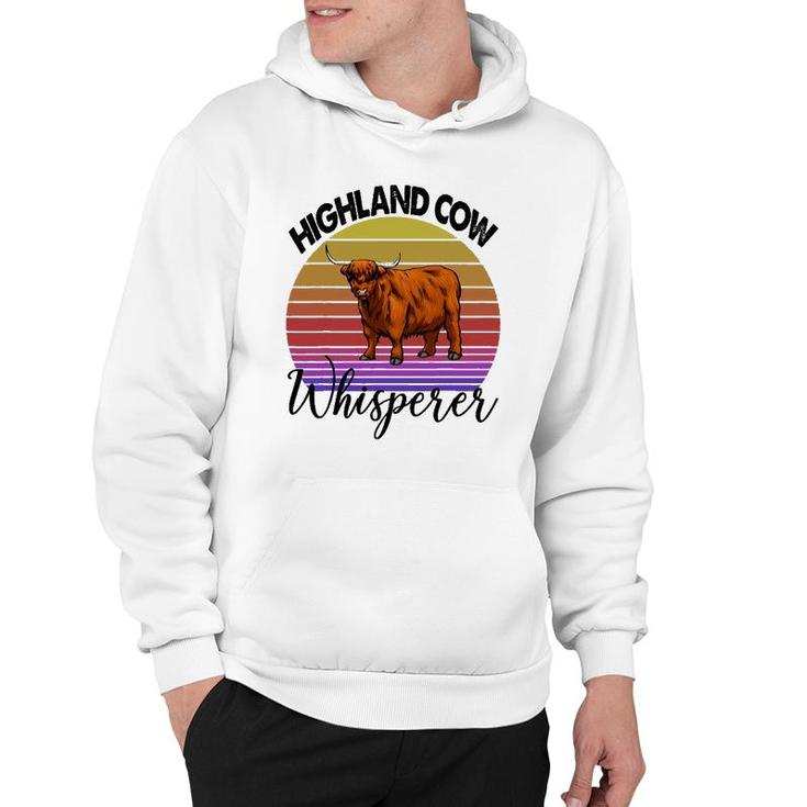 Highland Cow Whisperer S Strong Violent Cow Tees Women Hoodie