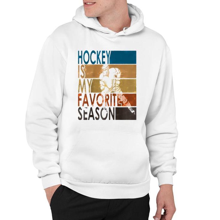 Hockey Is My Favorite Season Gamer Mode Cool Raglan Baseball Tee Hoodie