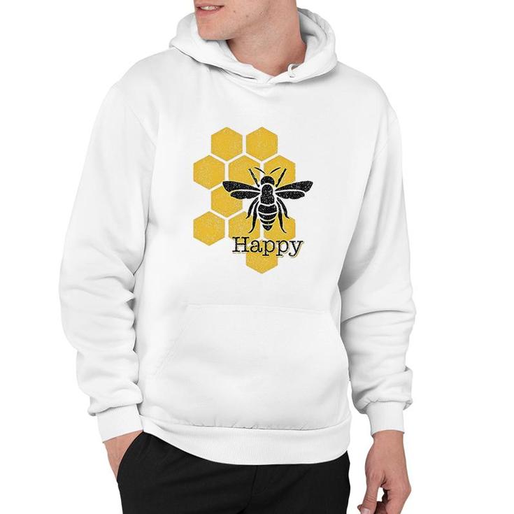 Honeycomb Bee Happy Hoodie