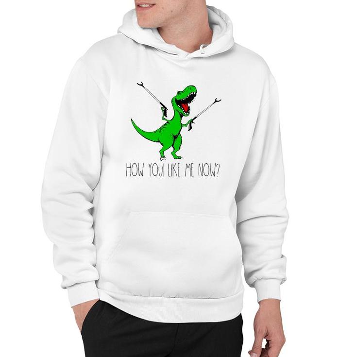 How You Like Me Now T Rex Green Dinosaur Funny Hoodie