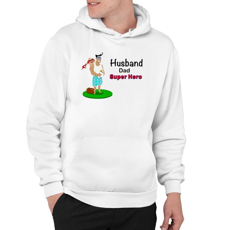Husband Dad Super Hero Hoodie
