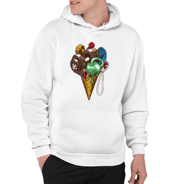 Ice Cream Gym Workout  Hoodie