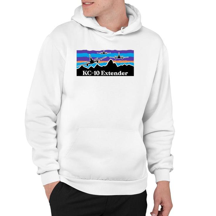 Kc-10 Extender Mountain Tanker Formation Hoodie