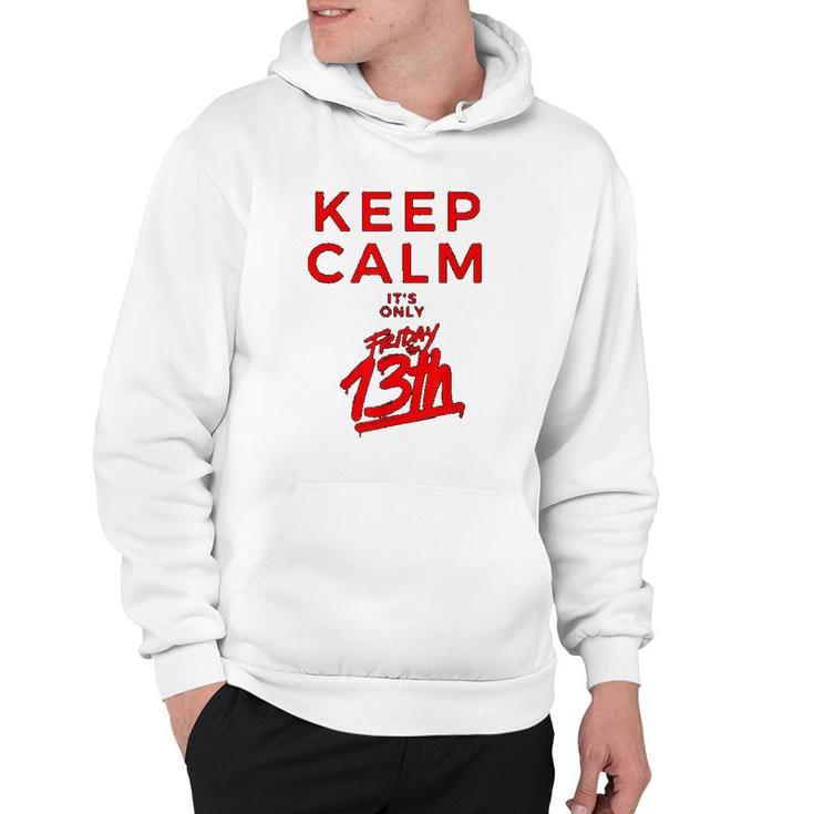Keep Calm Friday The 13th Spooky Scary Hoodie