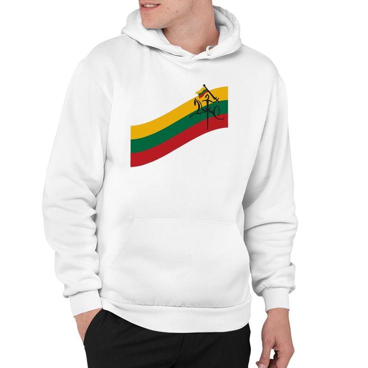 Lithuanian Vytis Swoosh Lithuania Strong Hoodie