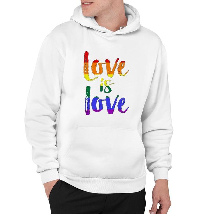 Love Is Love Gay Pride Hoodie