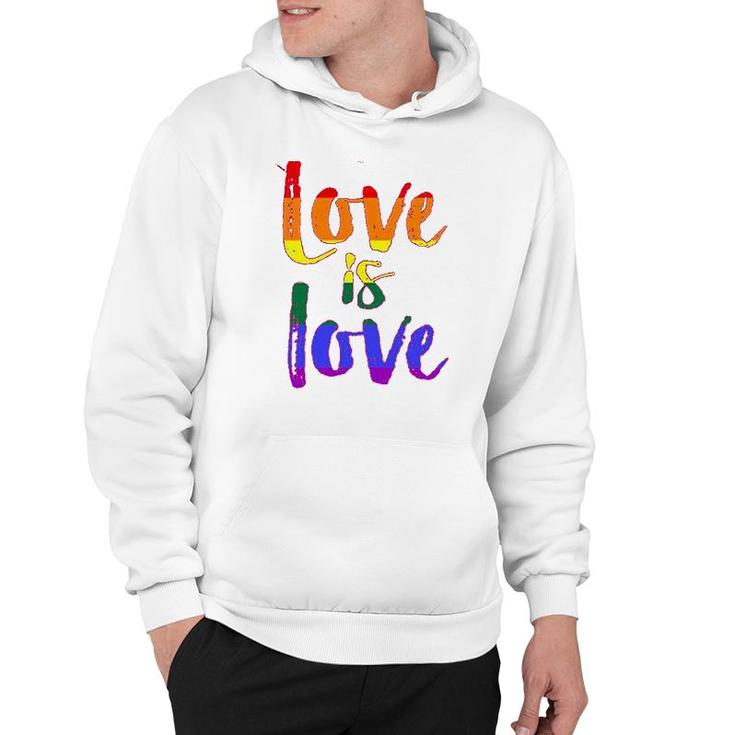 Love Is Love Lgbt Pride Hoodie