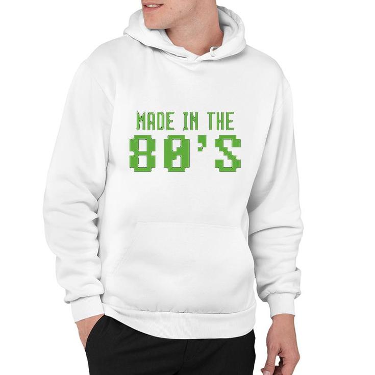 Made In The 80s Green On Hoodie