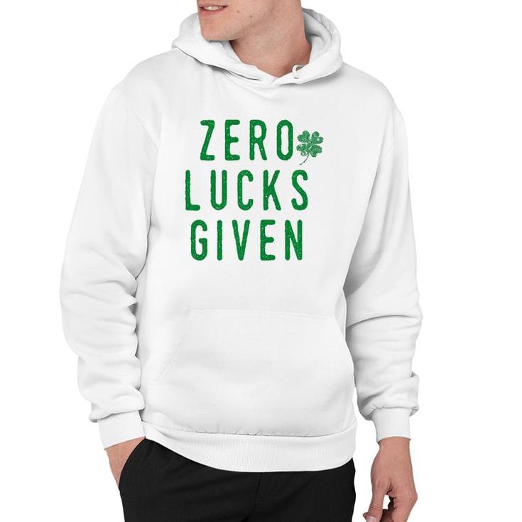 Mens No Lucks Given St Patty's Party Green Parade Gift  Hoodie