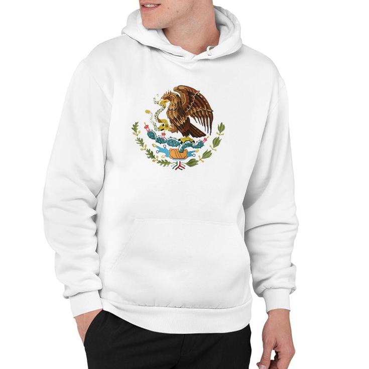 Mexico Independence Eagle Snake Design Cartoon Mexican Raglan Baseball Tee Hoodie
