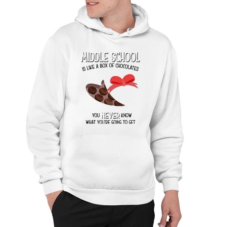 Middle School Teacher Valentine S Day Gift Kids Hoodie