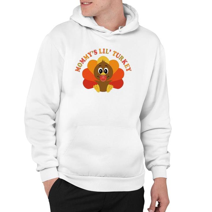 Mommy's Little Turkey Mom To Be Thanksgiving Hoodie