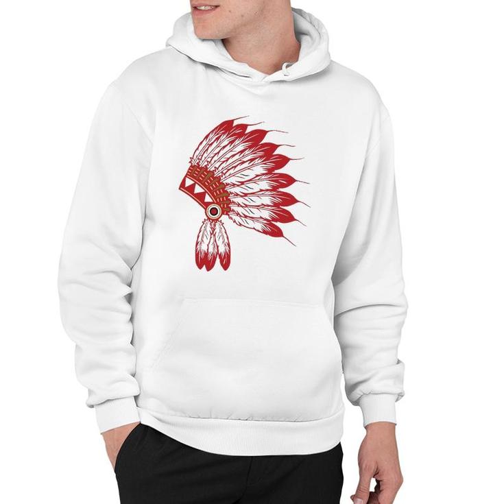 Native American Headdress Tribes Gift Native Indian Hoodie