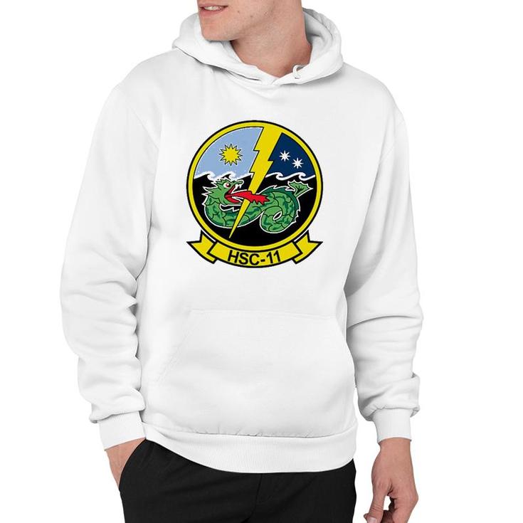 Navy Helicopter Sea Combat Squadron Hsc 11 Dragonslayers Hoodie