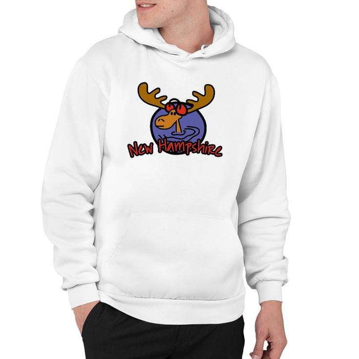 New Hampshire Moose Product Vacation Hoodie