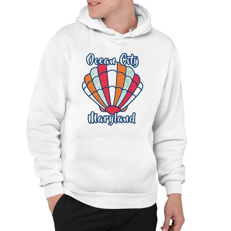 Ocean City Md Family Beach Vacation Scallop Shell Hoodie