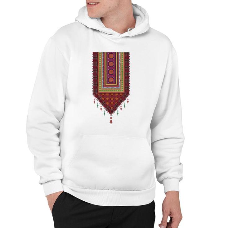 Palestine Tatreez Palestinian Designs Gift Hoodie