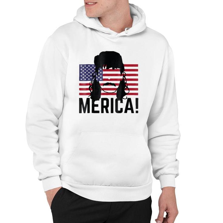 Patriotic Usa Mullet - 4Th 'Merica America Hoodie