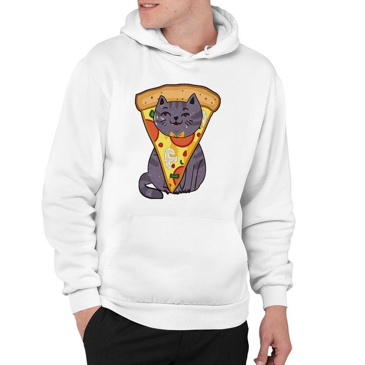 Pizza Cat Foodie Pet Lover Hoodie