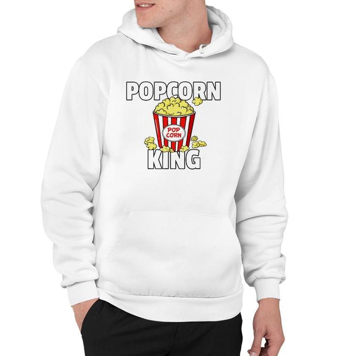 Popcorn King Gift Cinema Movie Snack Hoodie