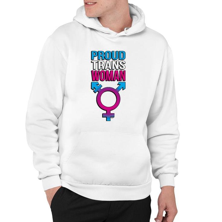 Proud Trans Woman Transgender Pride Hoodie