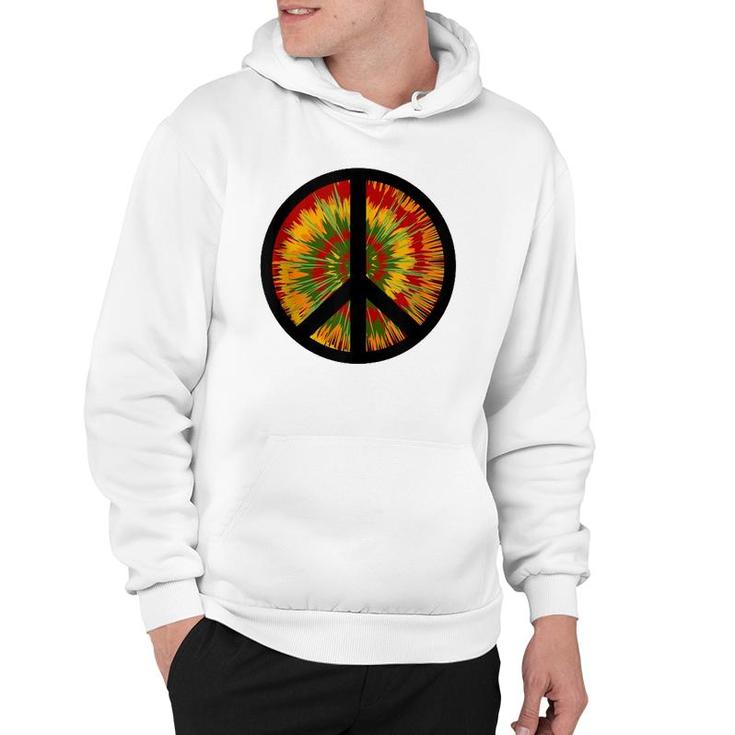 Psychedelic Trip Peace Sign 60'S 70'S  Hoodie