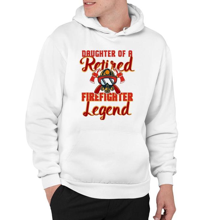Retired Firefighter Daughter Product Fireman Gift Party Tee Hoodie