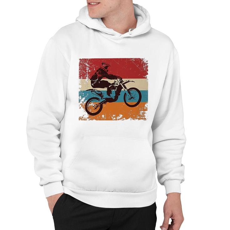 Retro Off Road Motorcycle Motocross Hoodie