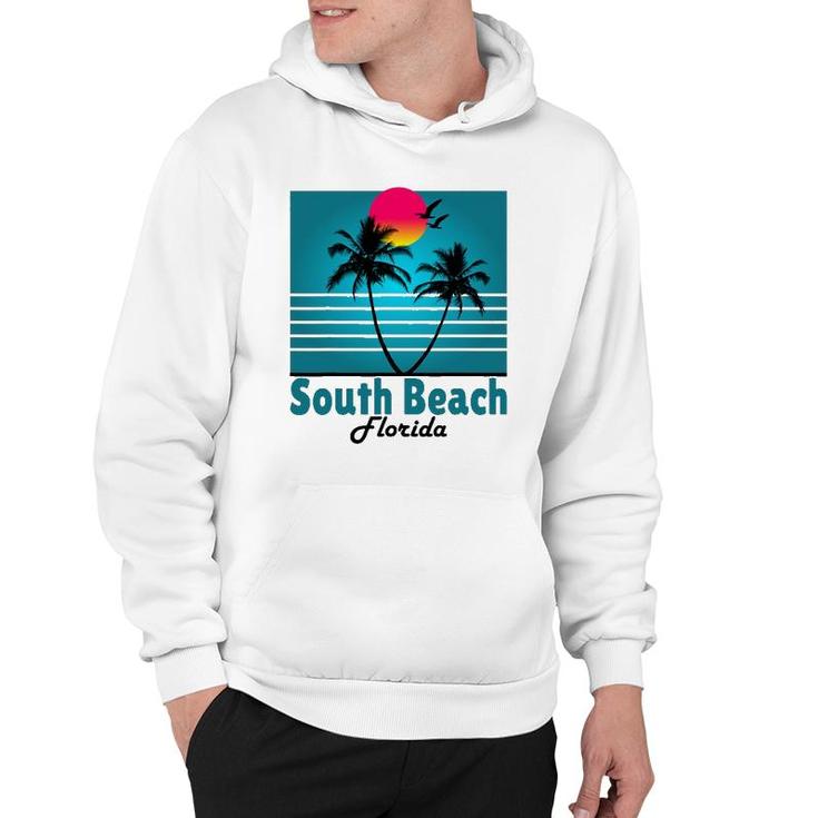 South Beach Miami Florida Seagulls Souvenirs Hoodie