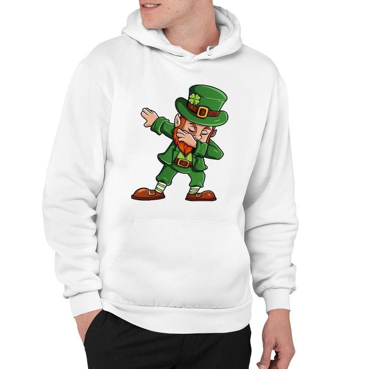 St Patrick's Day Dabbing Leprechaun Irish Boys Girls Kids Dab Hoodie