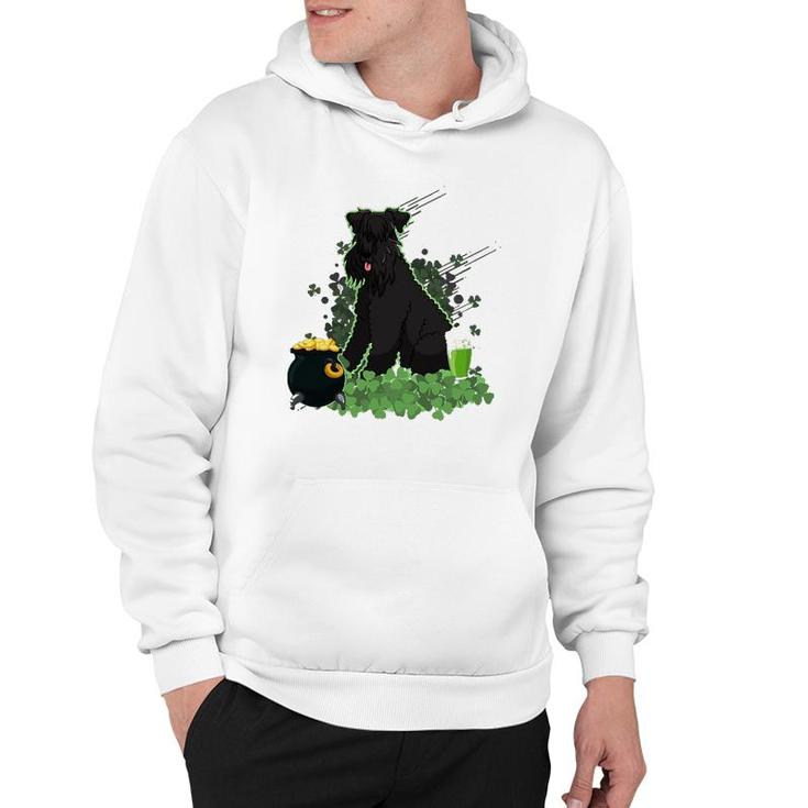 St Patrick's Day Kerry Blue Terrier Dog Hoodie