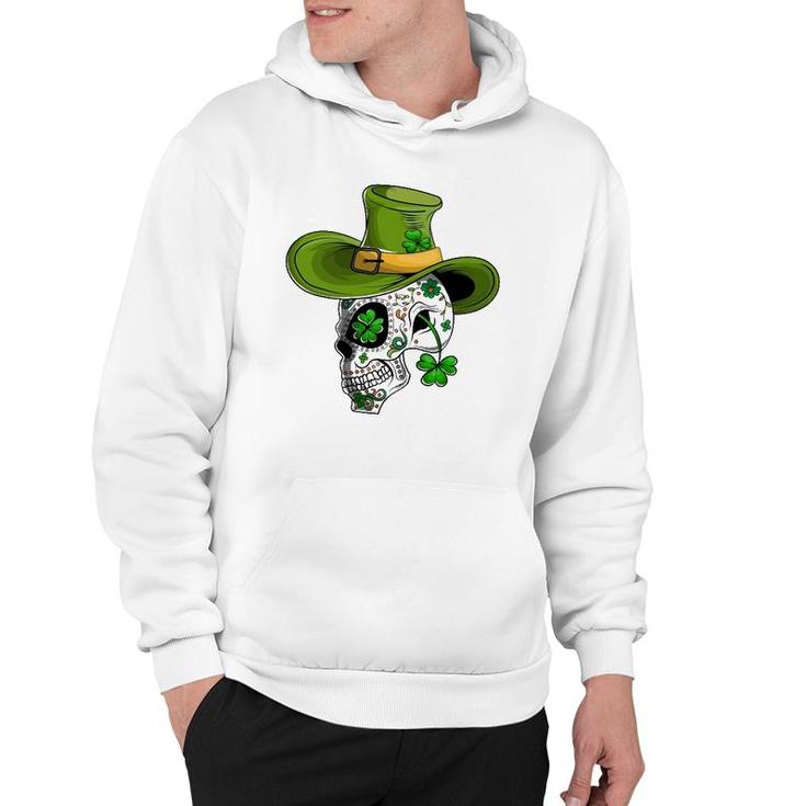 St Patrick's Day Mexican Skull Cinco De Mayo Hoodie