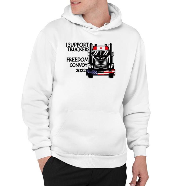 Support Canadian Truckers Freedom Convoy 2022 Usa & Canada Hoodie