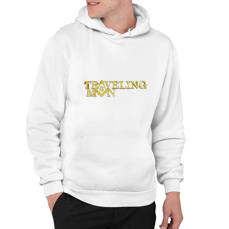 Traveling Man Square And Compass Hoodie