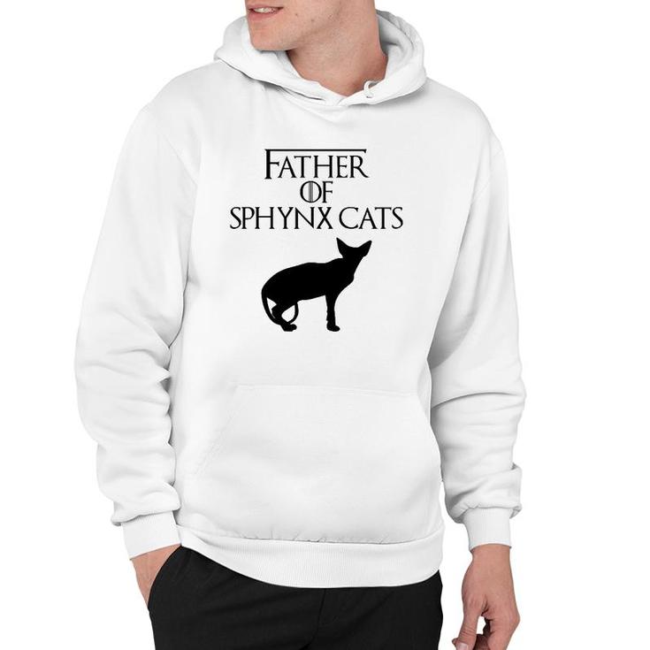 Unique Black Father Of Sphynx Cats Lover Gift E010510 Ver2 Hoodie