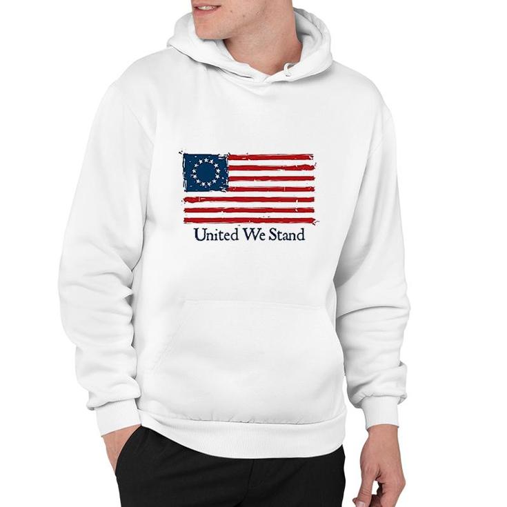 United We Stand Betsy Ross Flag Hoodie