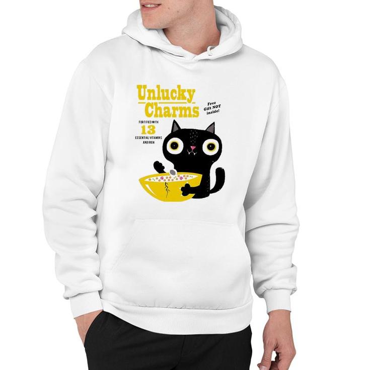 Unlucky Charms Black Cat Poster Cereal Box Hoodie