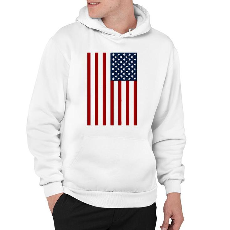 Usa American Patriotic Flag United States Red White And Blue Hoodie