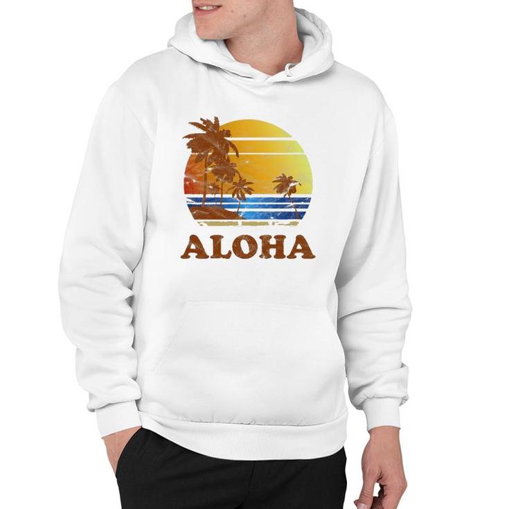 Vintage Hawaiian Islands Aloha Family Vacation Hoodie