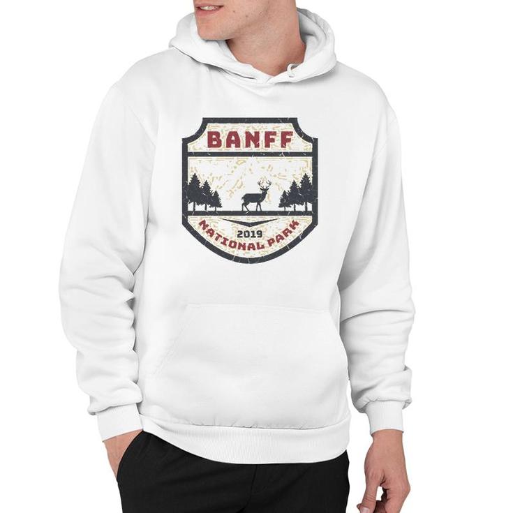 Vintage Retro Canadian Banff National Parks Souvenir Design  Hoodie